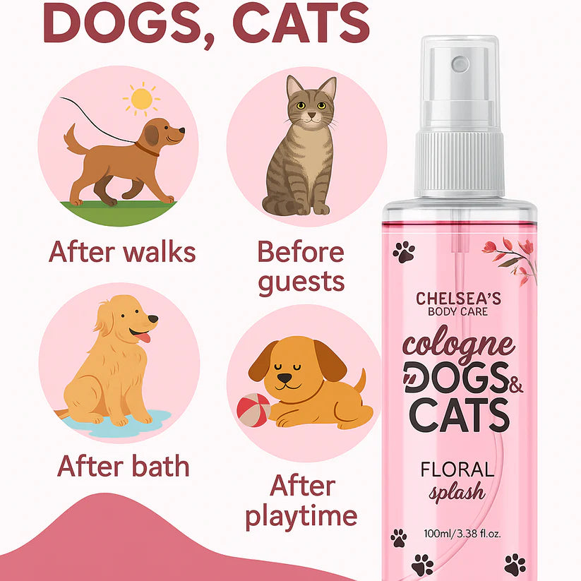 Strawberry Fruit Shampoo & Cologne Dog Perfume Spray Combo || 200 ml + 100 ml
