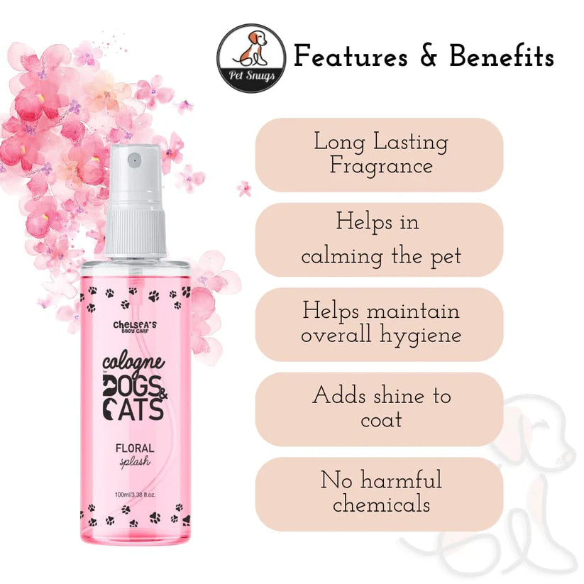 Strawberry Fruit Shampoo & Cologne Dog Perfume Spray Combo || 200 ml + 100 ml