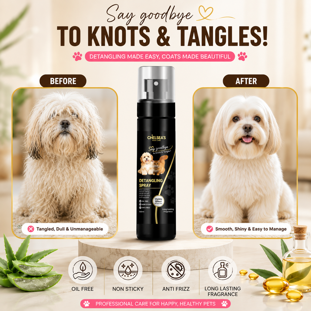 Pet Detangling Spray