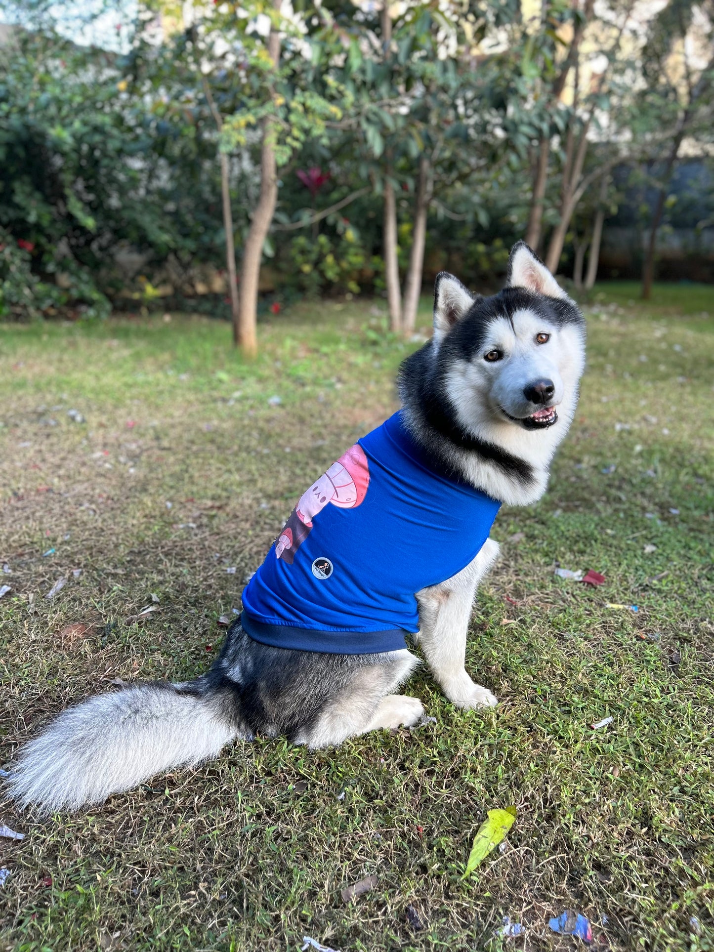 Petsnugs Blue Shrooms T-shirt
