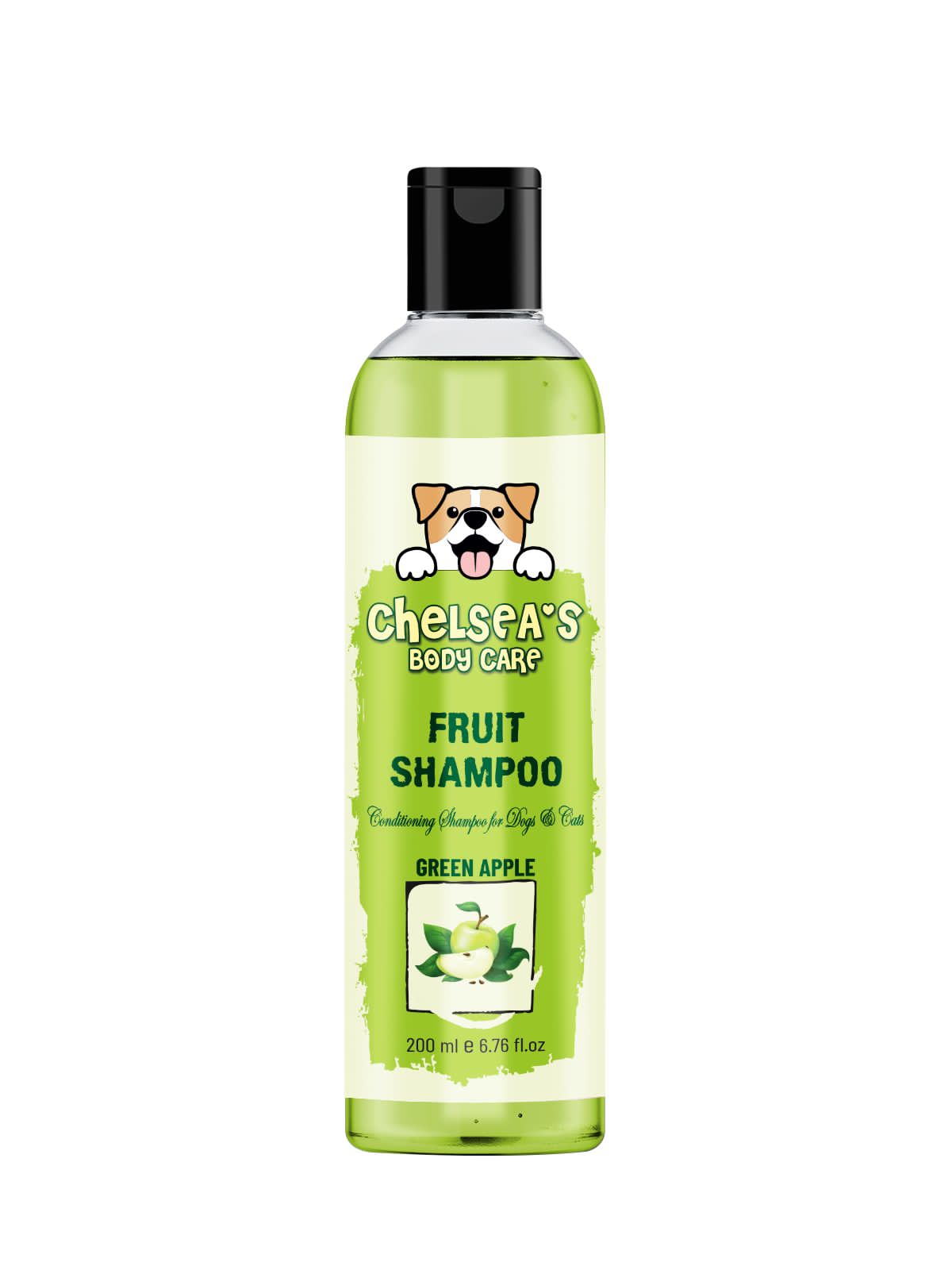 Green Apple Fruit Shampoo & Cologne Dog Perfume Spray Combo || 200ml + 100 ml