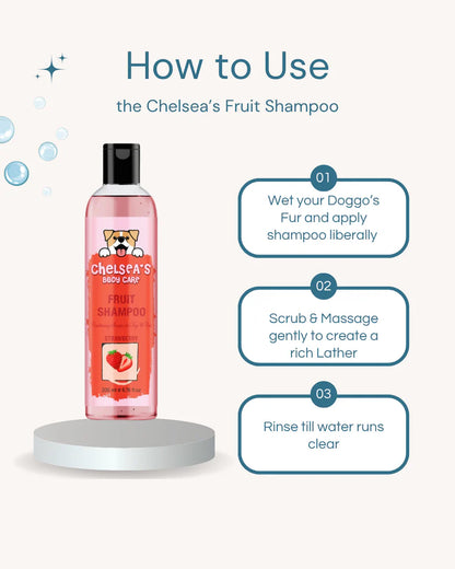 Pet Shampoo Combo – Strawberry & Green Apple – 2 x 200ml